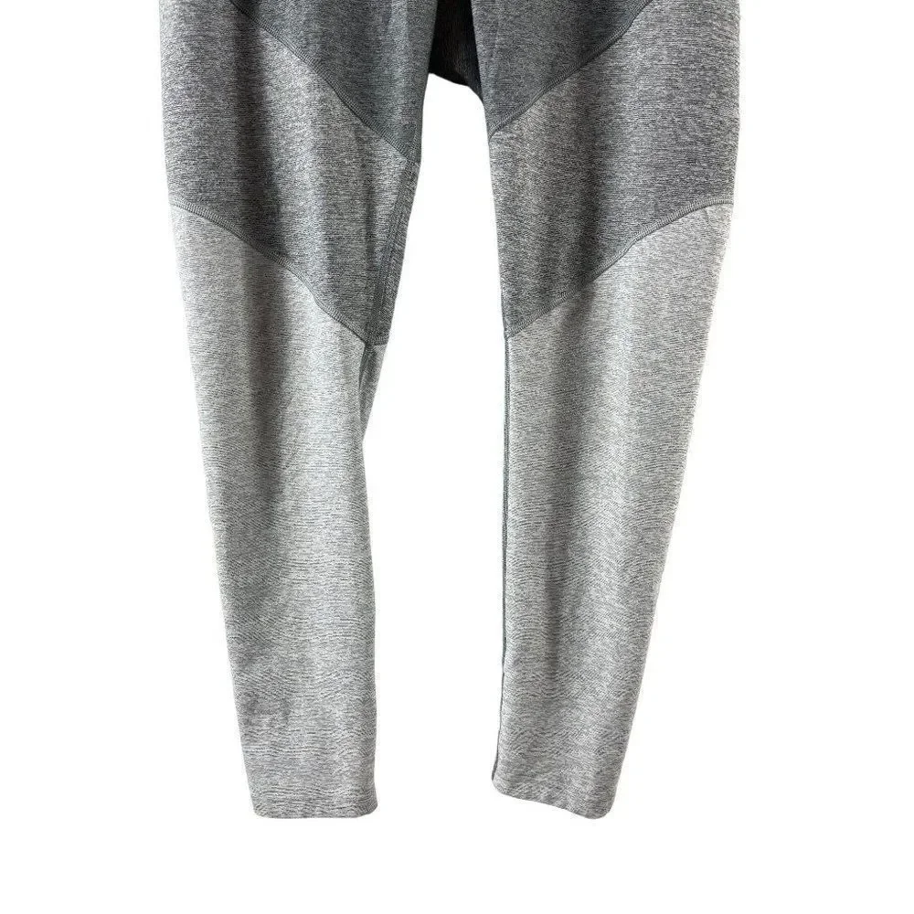Outdoor Voices Springs 7/8 Leggings In Graphite/Ash/Dove Large Colorblocked